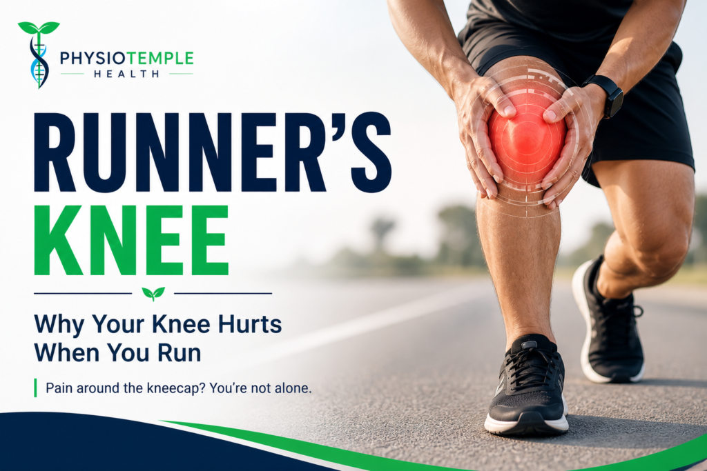 Runner’s knee treatment using physiotherapy chiropractic and massage therapy at Physiotemple Health in Woodbridge Vaughan