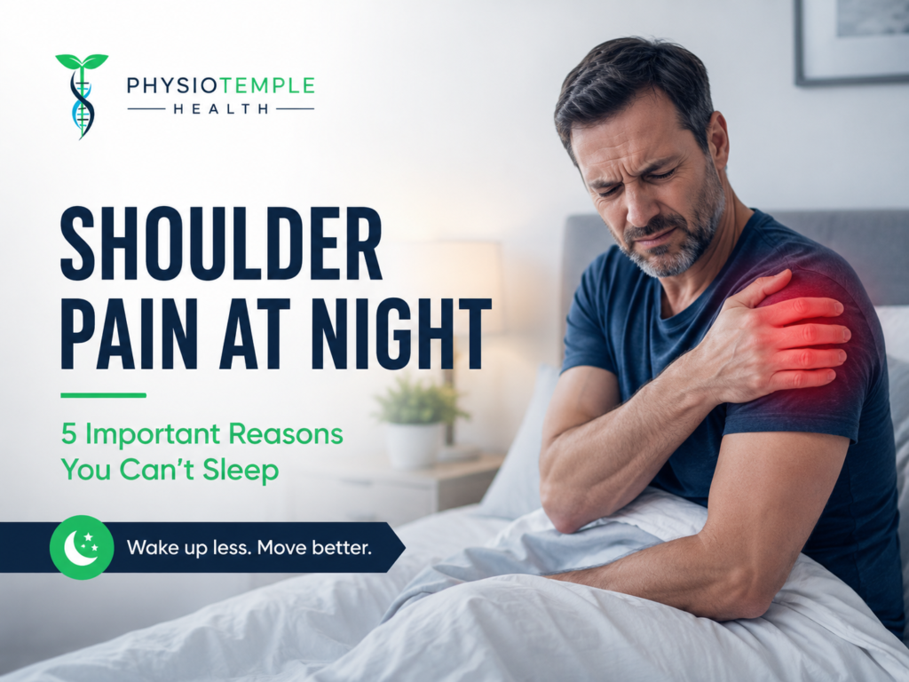 Shoulder pain at night affecting sleep in Woodbridge Vaughan